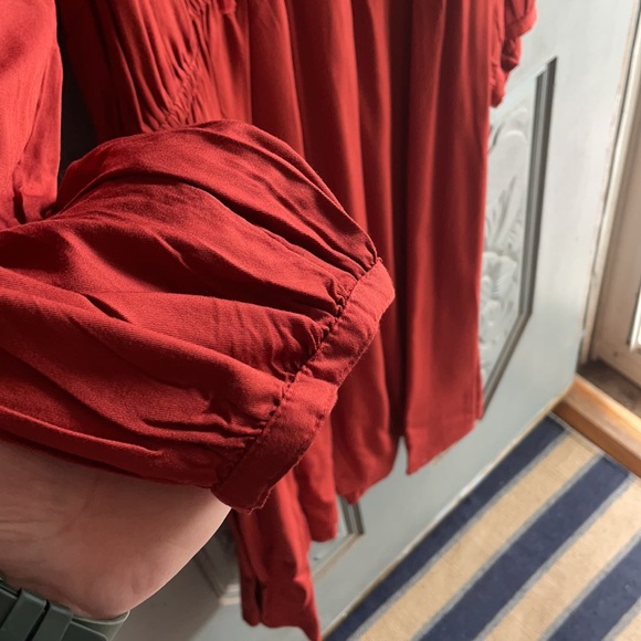 Beautiful rust orange dress - Picture 3 of 5